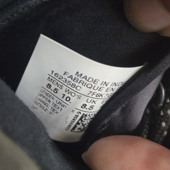 Converse Mens Sz 8.5 Womens 10.5 Chuck 70 Tech Hiker High Top Grey Green Black - Picture 9 of 9